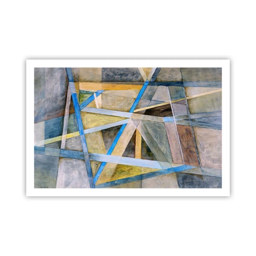 Poster - Drept sau de-a curmezișul? - 91x61 cm