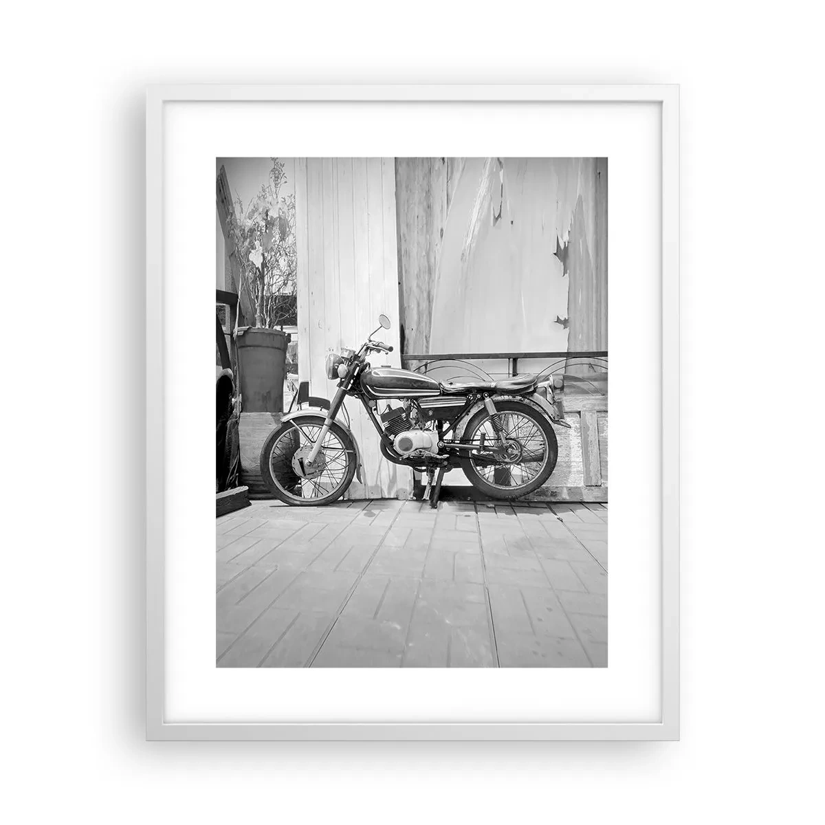 Poster în ramă albă - Clasicul înainte de toate - 40x50 cm