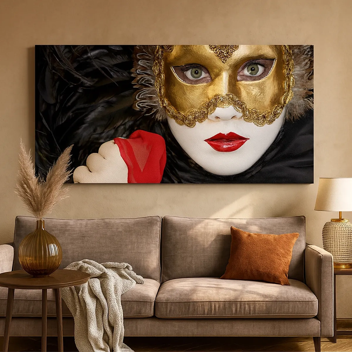 Tablou pe pânză - Pentru că viața e un bal - 30x30 cm