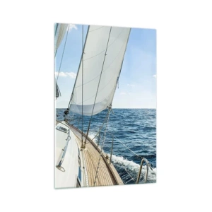 Tablou pe sticlă - Ahoy aventura - 70x100 cm