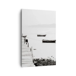 Tablou pe pânză - Peste apă liniștită și limpede - 80x120 cm