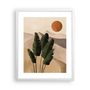 Poster în ramă albă - Triumful vieții - 40x50 cm