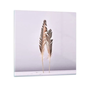 Tablou pe sticlă - Împotriva neantului - 30x30 cm