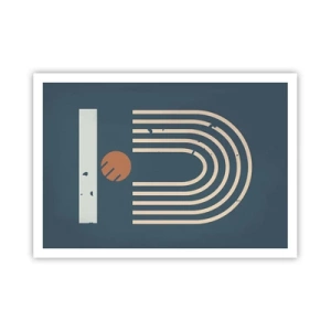 Poster - Geometrie în funcție de rodie - 100x70 cm