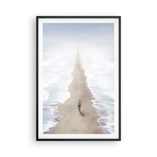 Poster în ramă neagră - Un viitor luminos - 61x91 cm