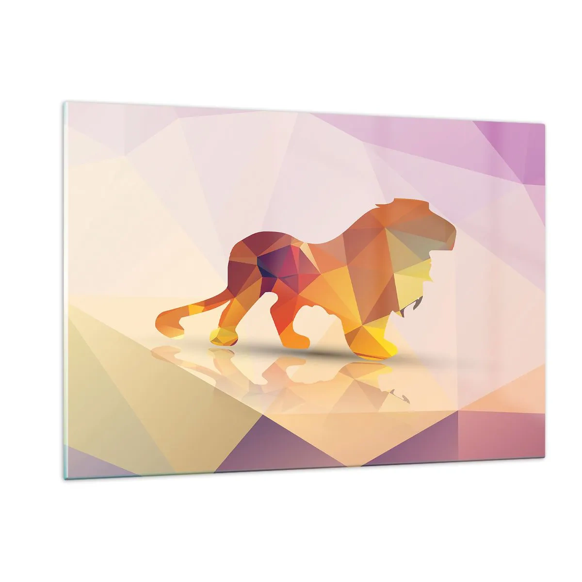 Tablou pe sticlă - Regele diamantat - 120x80 cm