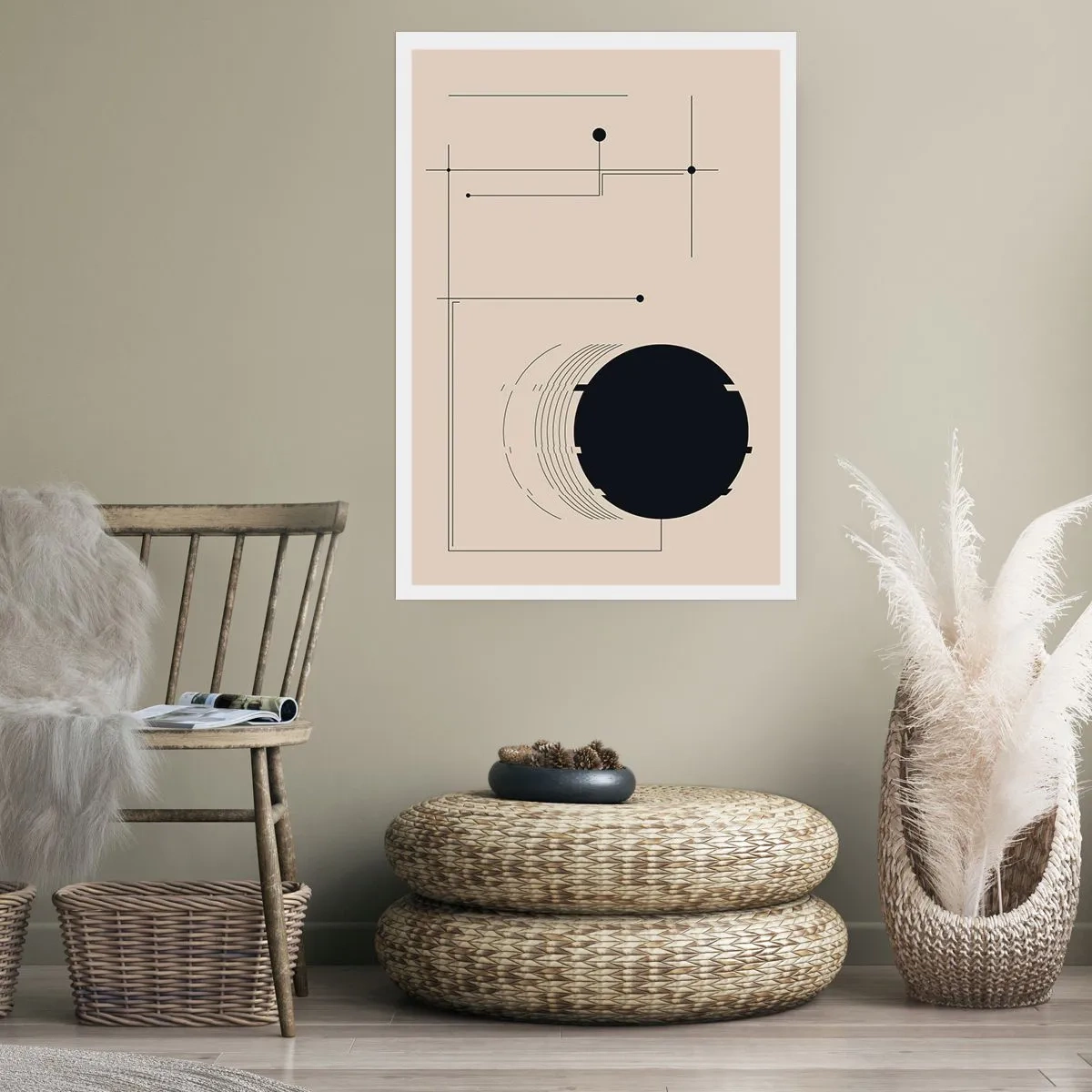 Poster - Compoziție flexibilă și dinamică - 30x40 cm