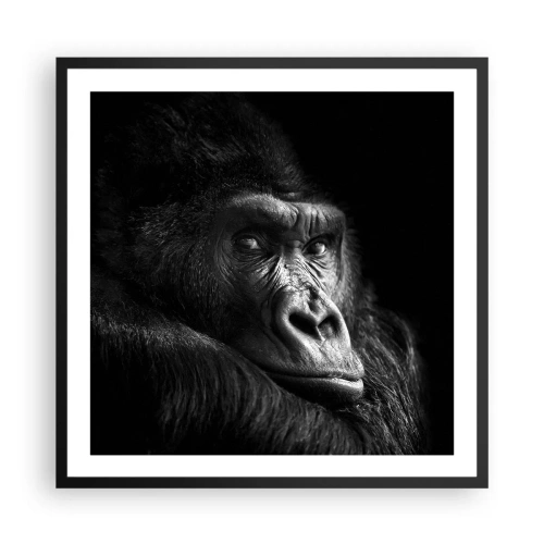 Poster în ramă neagră - Și la ce te uiți? - 60x60 cm