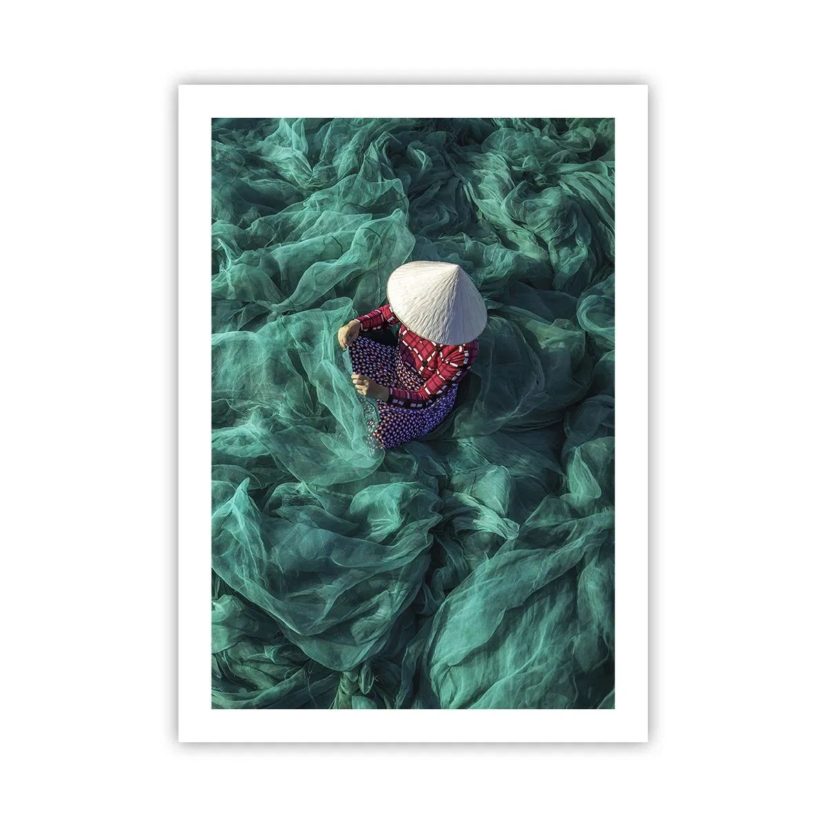 Poster - Într-o mare de rețea - 50x70 cm