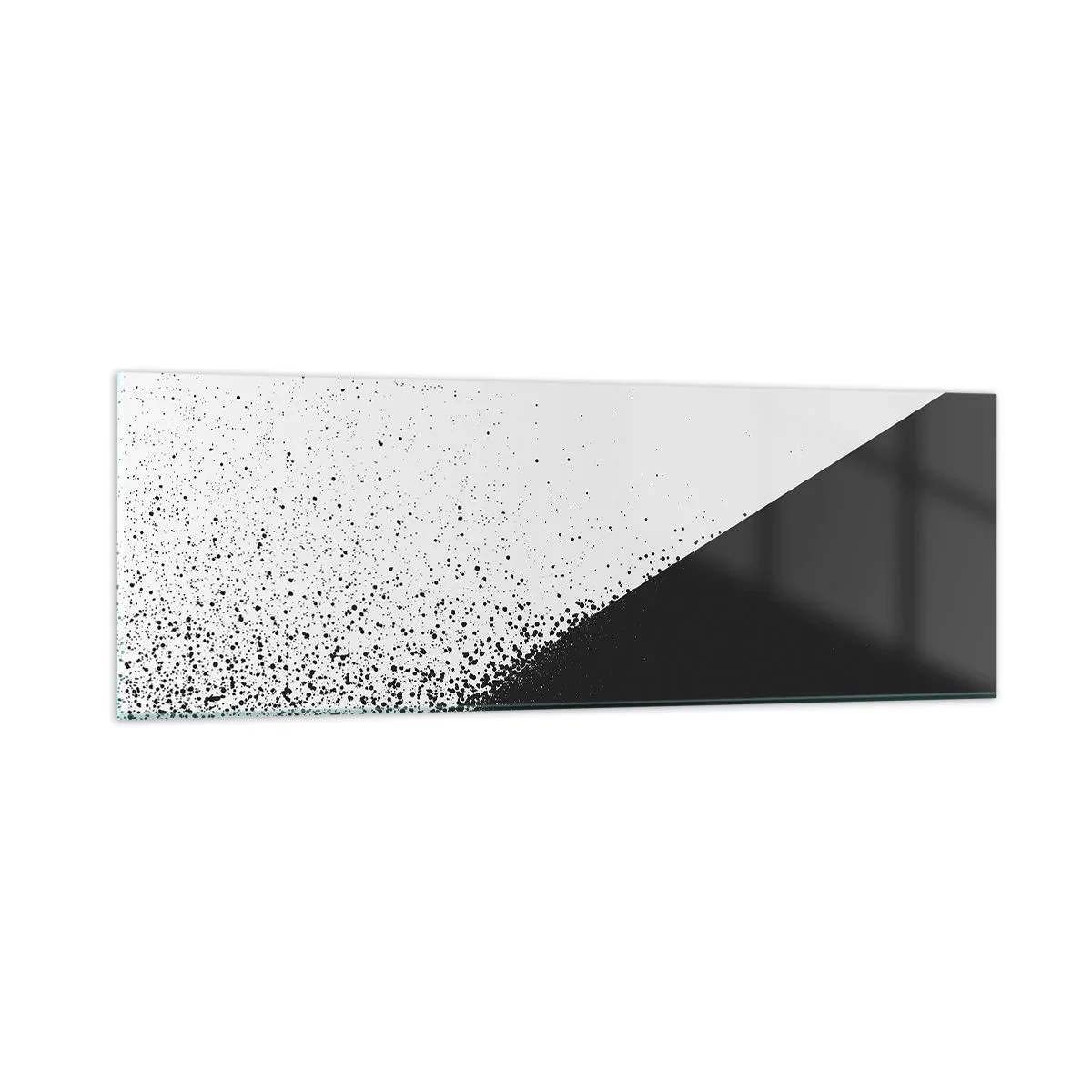 Tablou pe sticlă - Din ce în ce mai repede, din ce în ce mai mult - 90x30 cm