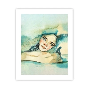 Poster - Am I blue? - 40x50 cm