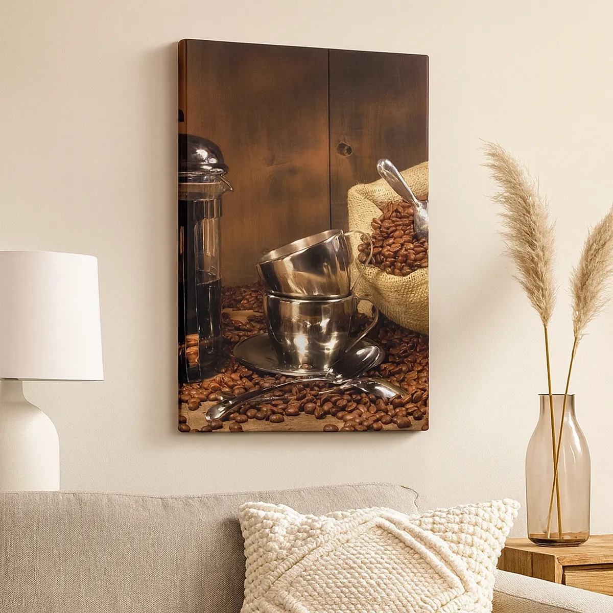 Tablou pe pânză - Magia cafelei - aromă și gust - 50x70 cm