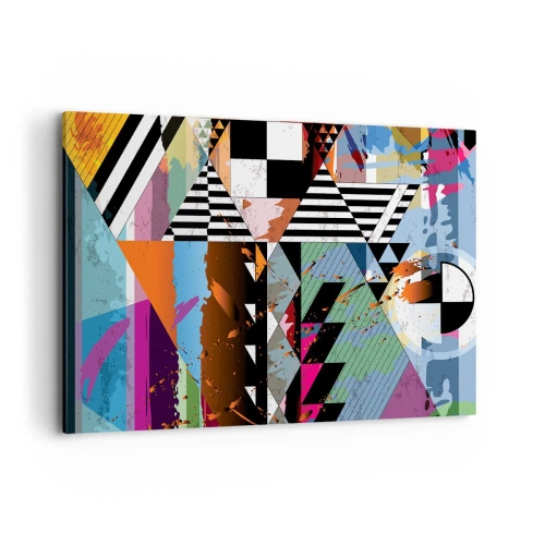 Tablou pe pânză - Geometric și organic - 100x70 cm