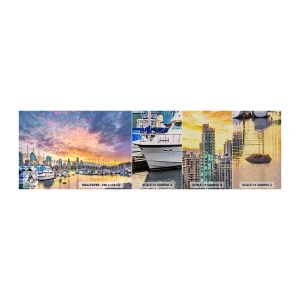 Mostră tapet Premium Sand - Orașul celor o mie de marinari - Peisaj, Oraș, Port - 100x30 cm