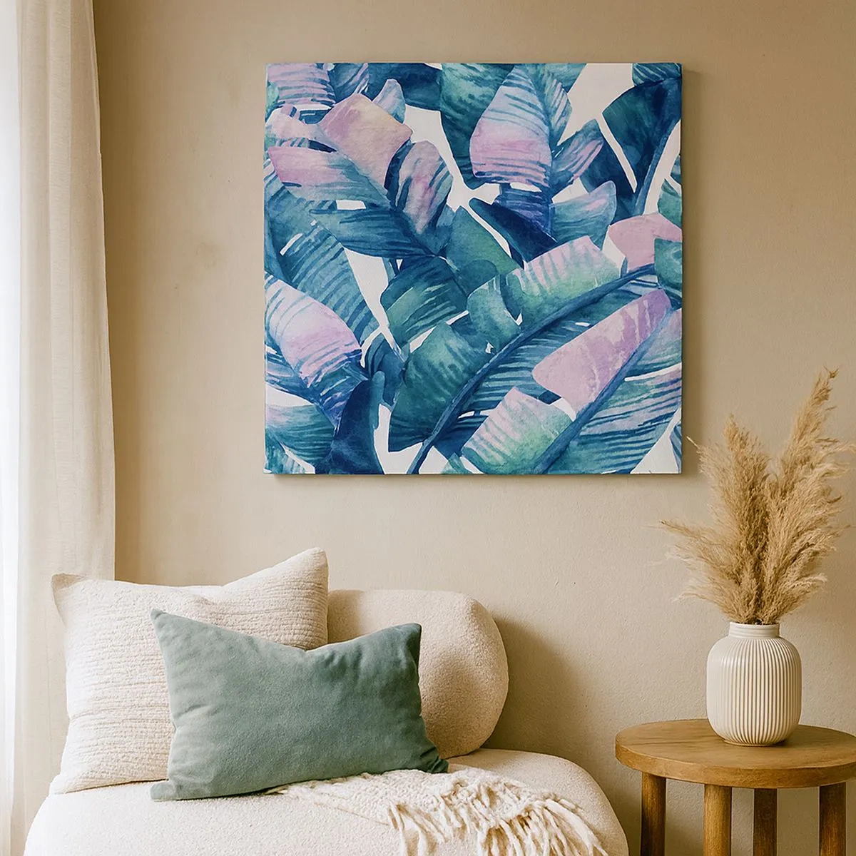 Tablou pe pânză - Într-o livadă de banane - 30x30 cm