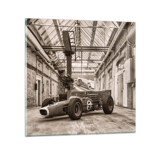 Tablou pe sticlă - Odihna învingătorului - 50x50 cm