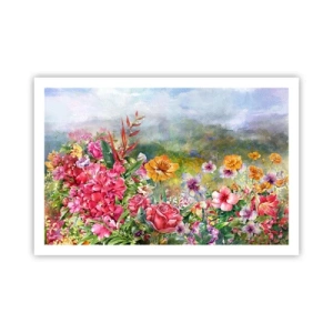 Poster - O grădină înnebunită - 91x61 cm