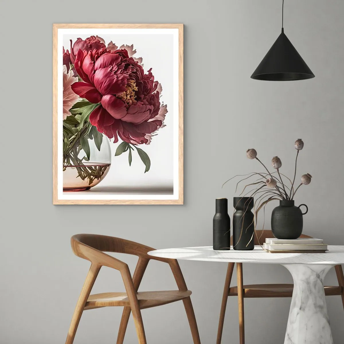 Poster în ramă de stejar deschis - În plină înflorire - 61x91 cm