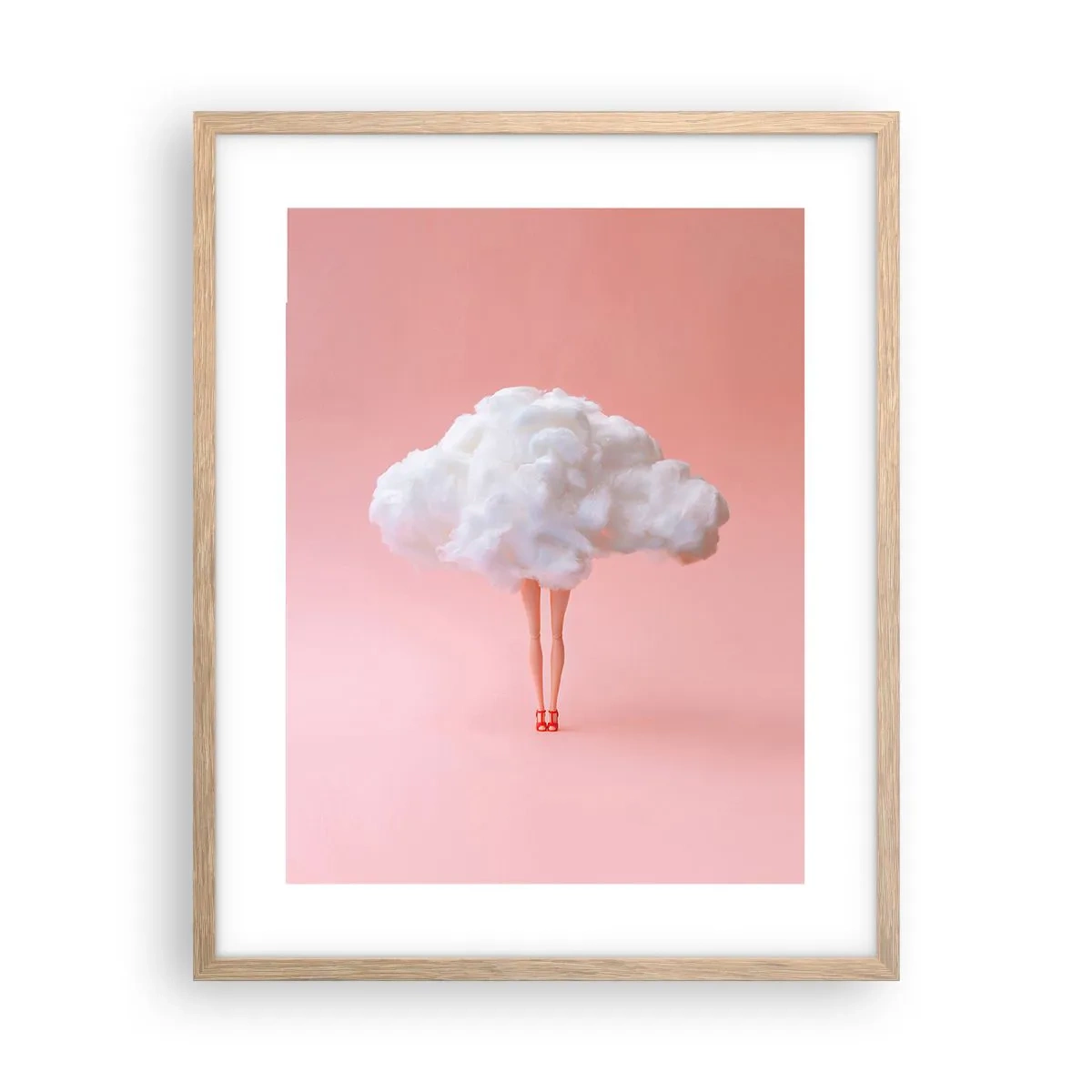 Poster în ramă de stejar deschis - Dulce promisiune - 40x50 cm