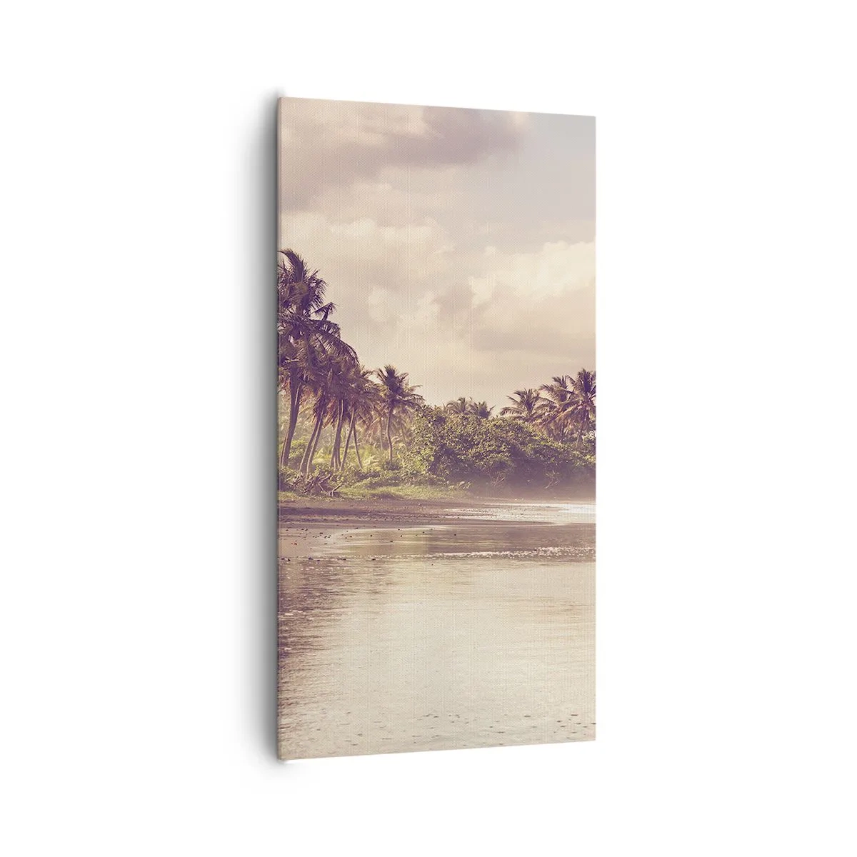 Tablou pe pânză - Mângâind valurile - 65x120 cm