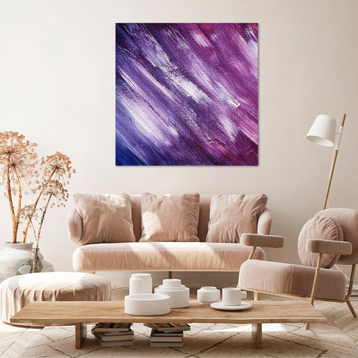 Tablou pe pânză - Când bate vântul însorit - 40x40 cm