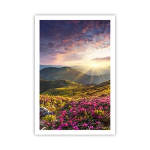 Poster - Prospețimea unei dimineți de munte - 61x91 cm