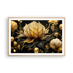 Poster în ramă de stejar deschis - Fragilitate subtilă - 91x61 cm