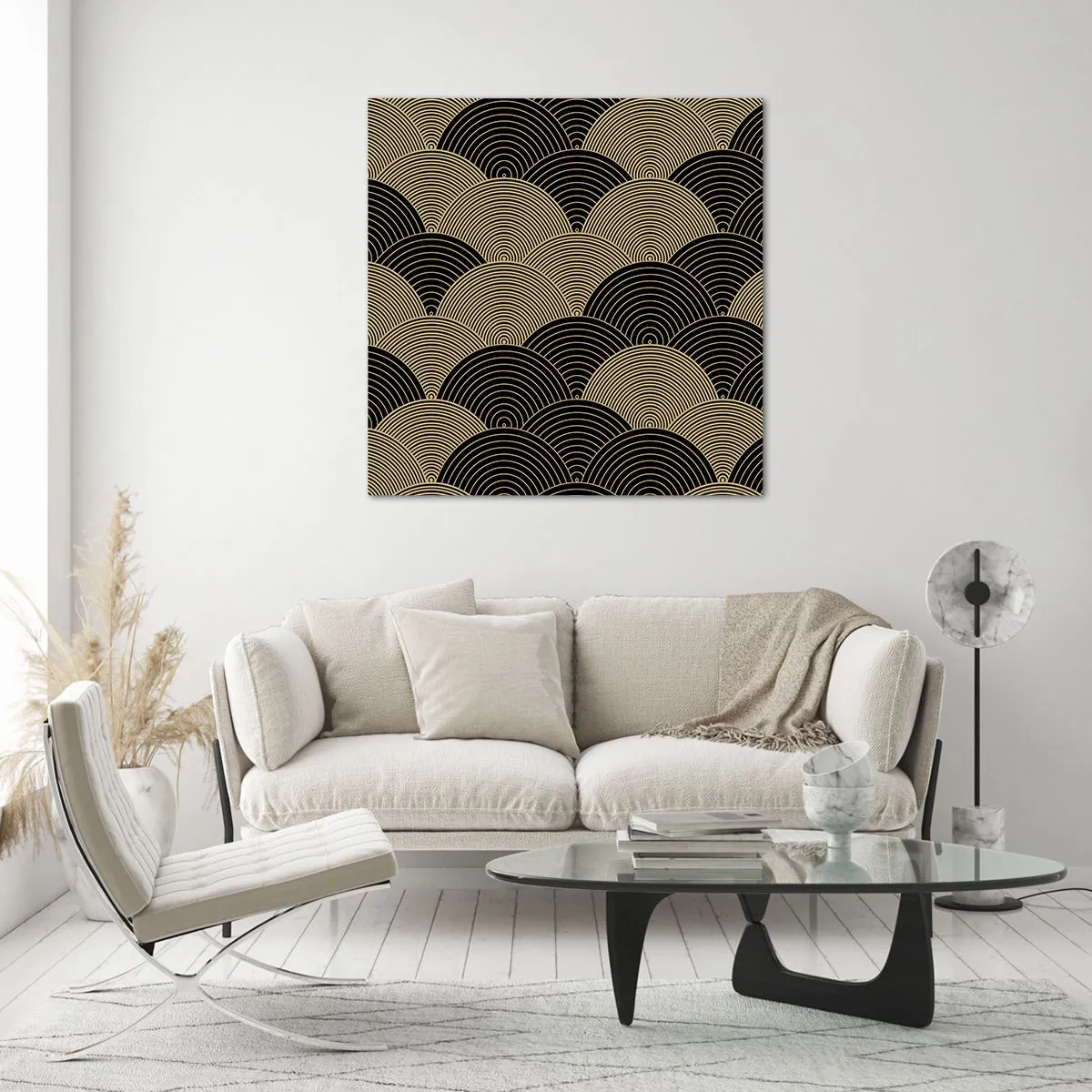 Tablou pe sticlă - Unitate în multiplicitate - 70x70 cm