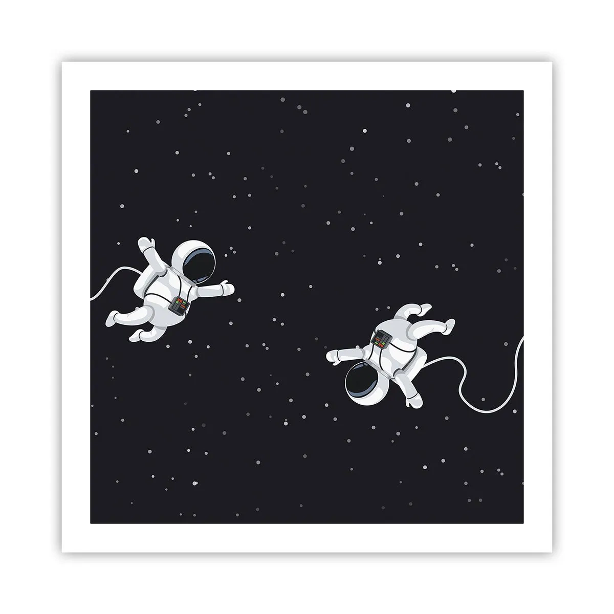 Poster - Dansul spațial - 60x60 cm