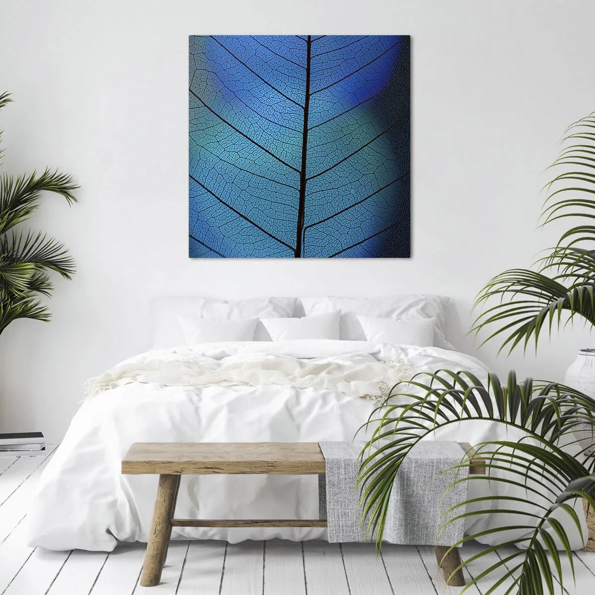 Tablou pe pânză - Construcție de finețe - 40x40 cm