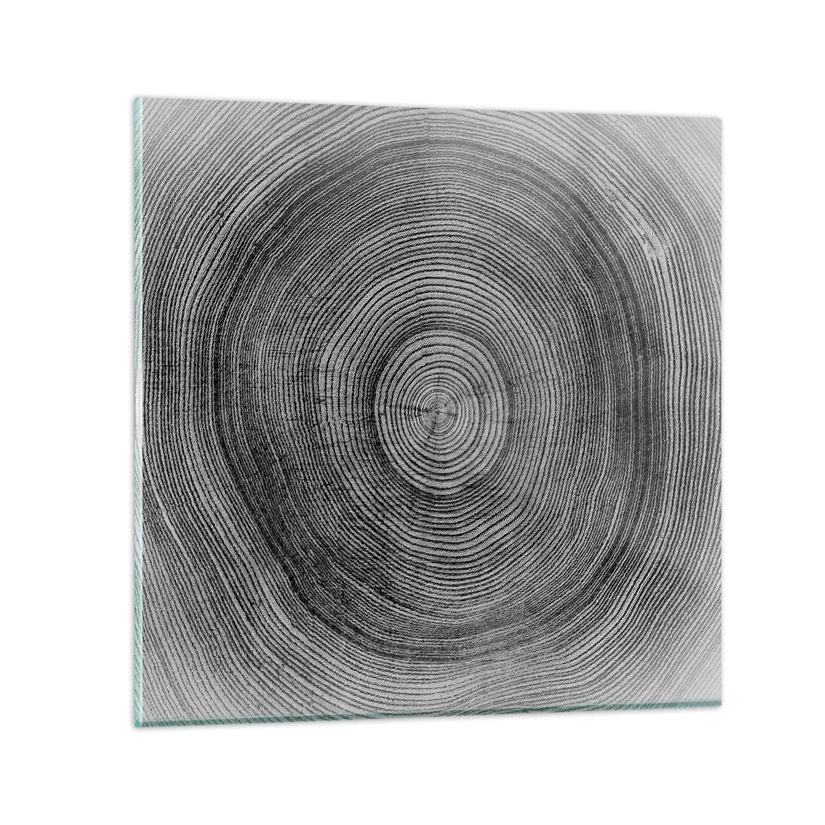 Tablou pe sticlă - Un semn al vremurilor - 40x40 cm