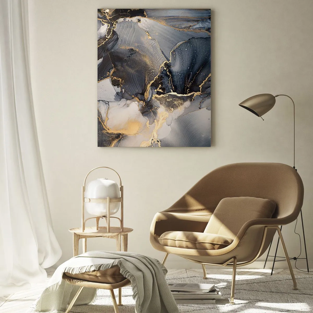 Tablou pe sticlă - Viața unei pietre - 80x120 cm