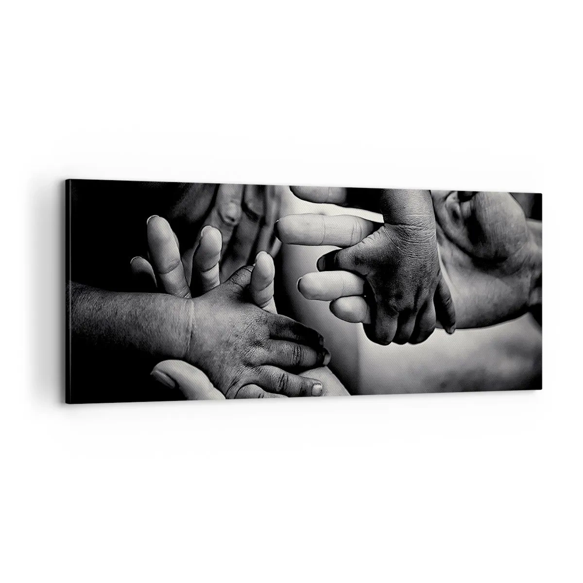 Tablou pe pânză - A fi om - 100x40 cm