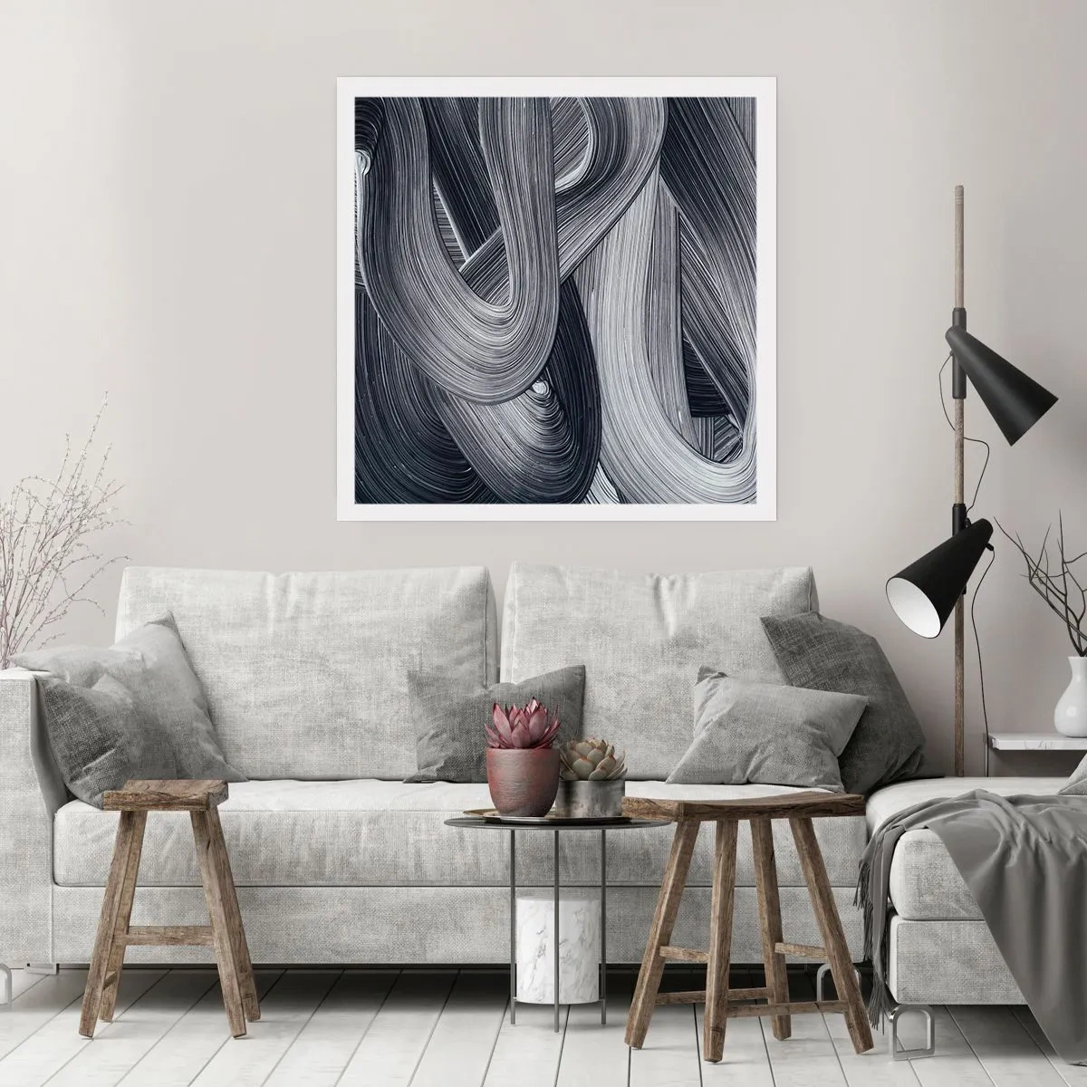 Poster - Fluiditatea realității - 30x30 cm