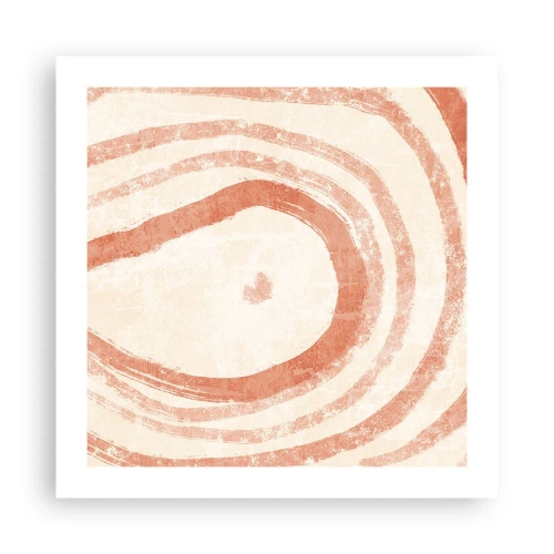 Poster - Cercuri de corali - compoziție - 50x50 cm