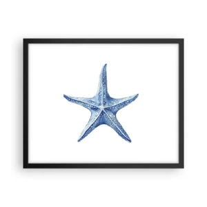 Poster în ramă neagră - Steaua mării - 50x40 cm