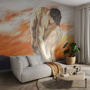 Tapet Standard Eco - Ascultându-se pe sine - Corp, Om, Statuie - 450x315 cm