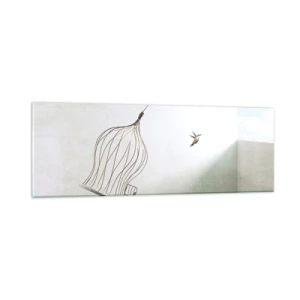 Tablou pe sticlă - Eliberat - 90x30 cm