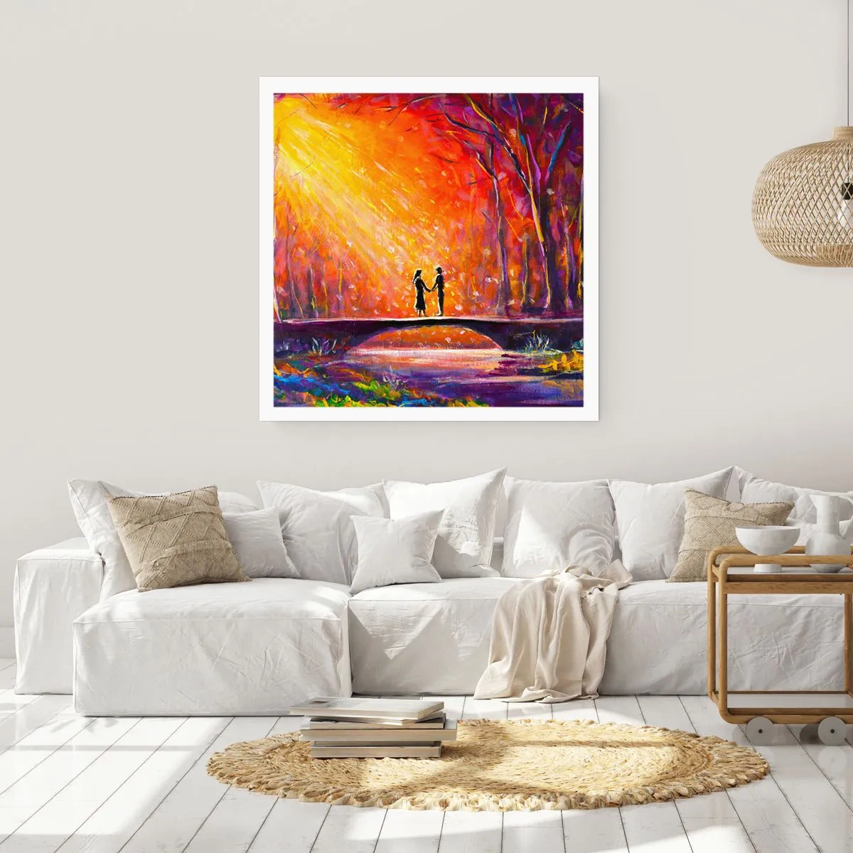 Poster - Și cerul îi iubește - 50x50 cm