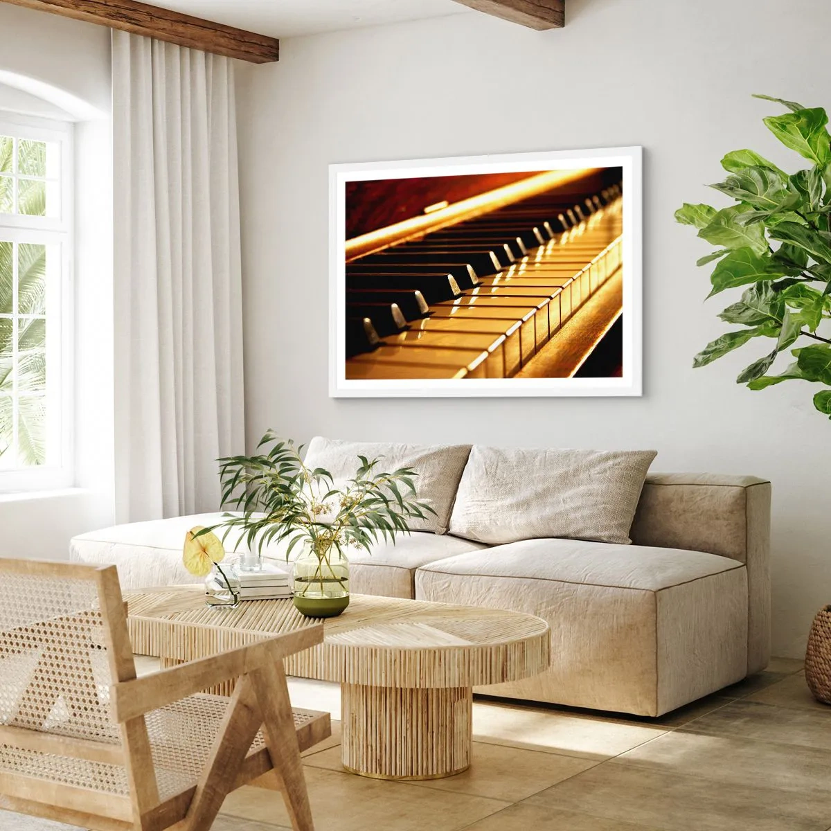 Poster în ramă albă - Posibilități nelimitate - 70x50 cm