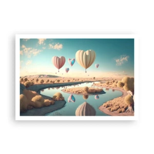 Poster - Iubirea ne înalță - 100x70 cm