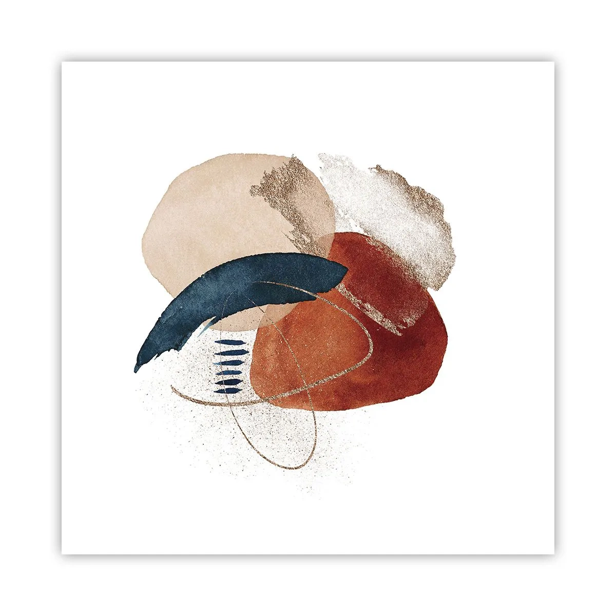 Poster - Compoziție ovală - 50x50 cm