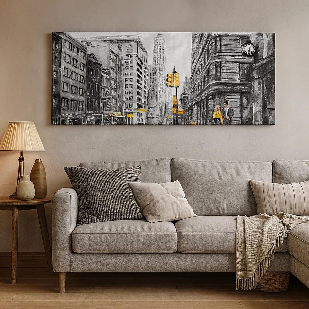 Tablou pe pânză - O poveste din New York - 30x30 cm