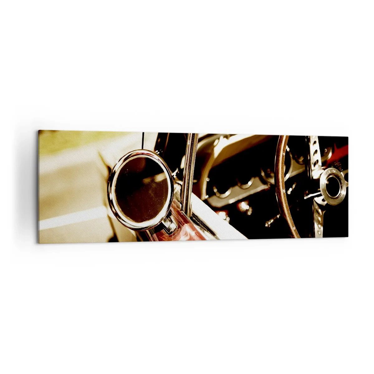 Tablou pe pânză - O mașină cu suflet - 160x50 cm