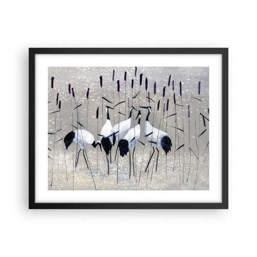 Poster în ramă neagră - Printre ai tăi - 50x40 cm