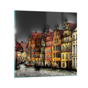 Tablou pe sticlă - Doar o trăsură fermecată mai lipsește - 60x60 cm