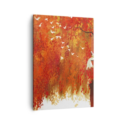 Tablou pe pânză - Va zbura cu ei? - 50x70 cm