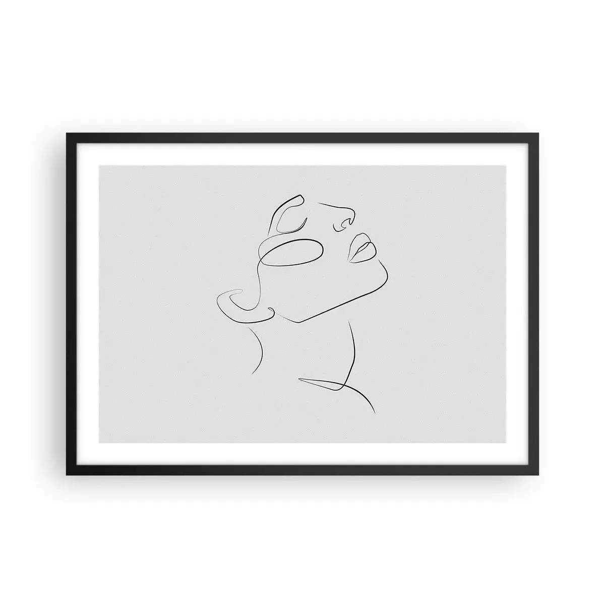 Poster în ramă neagră - Meandrele unui vis - 70x50 cm