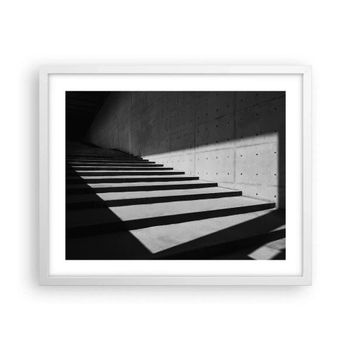 Poster în ramă albă - Frumusețea brută a modernismului - 50x40 cm