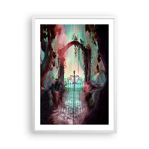 Poster în ramă albă - Grădina secretă - 50x70 cm